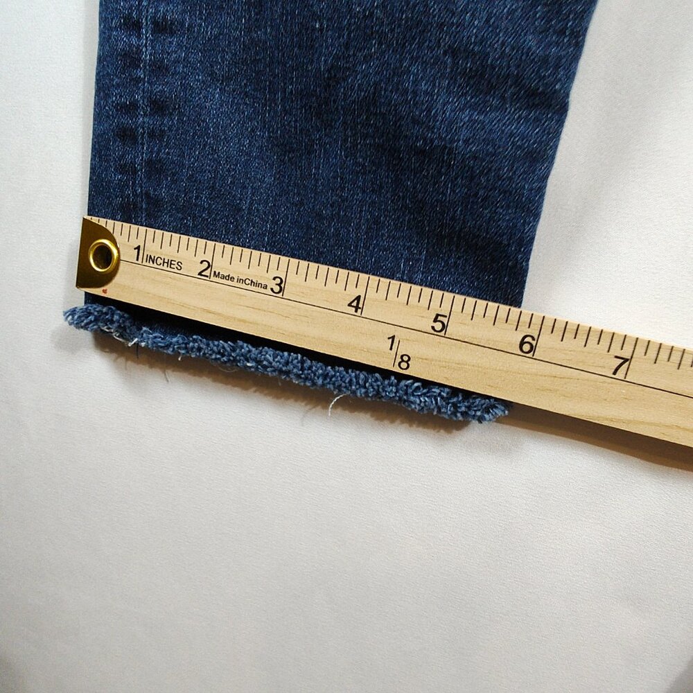 Lauren Ralph Lauren Women's Size 8 Premier Skinny‎ Cropped Embroidered Jeans - Picture 15 of 15